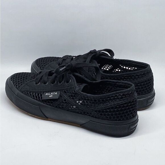 Alaïa Alaïa x Superga Mesh Flat Sneakers size 37 - Picture 6 of 14